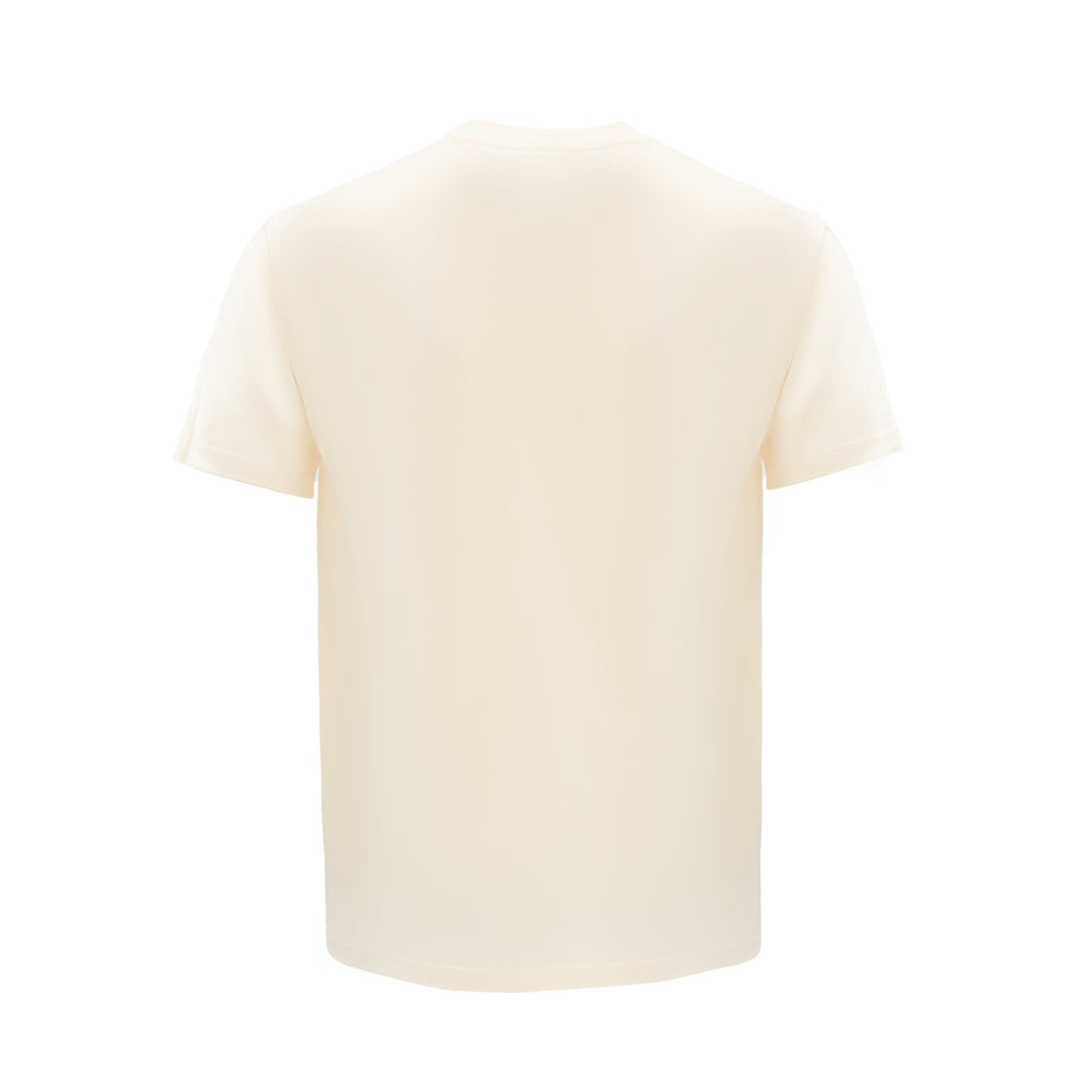 180G Combed Cotton T-Shirt - Beige