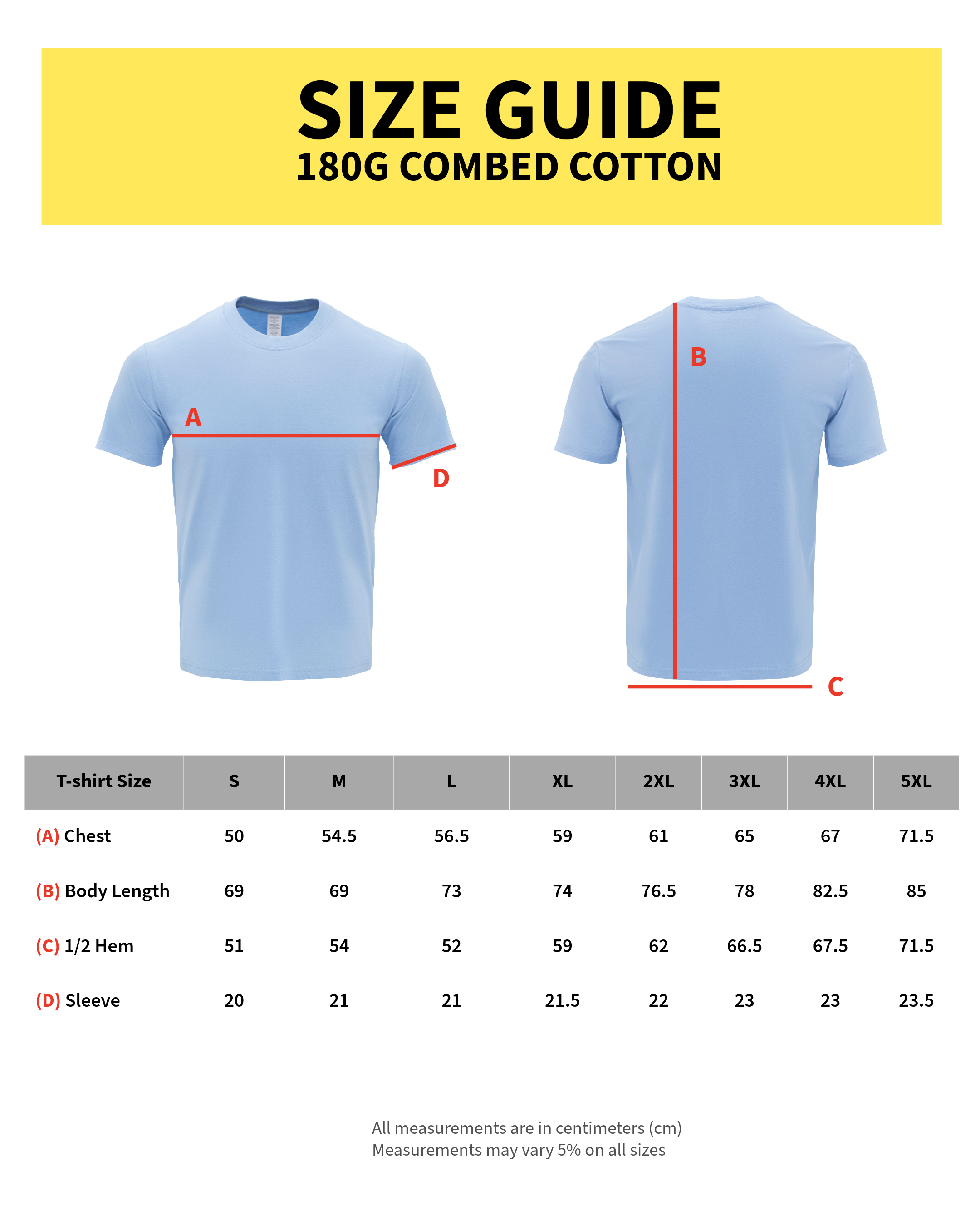 230G Regular Shoulder T-Shirt - Black